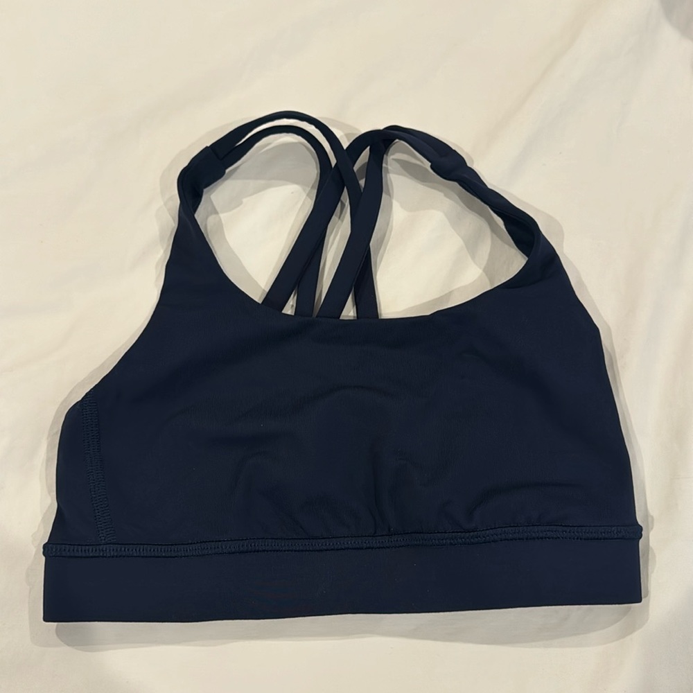 Lululemon navy blue sports bra size 2